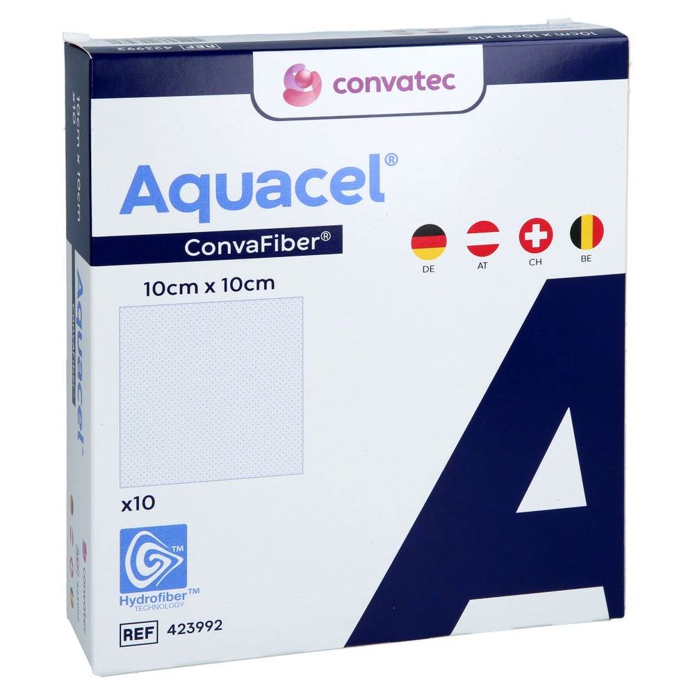Aquacel Convafiber 10x10 Cm Verband 10 St