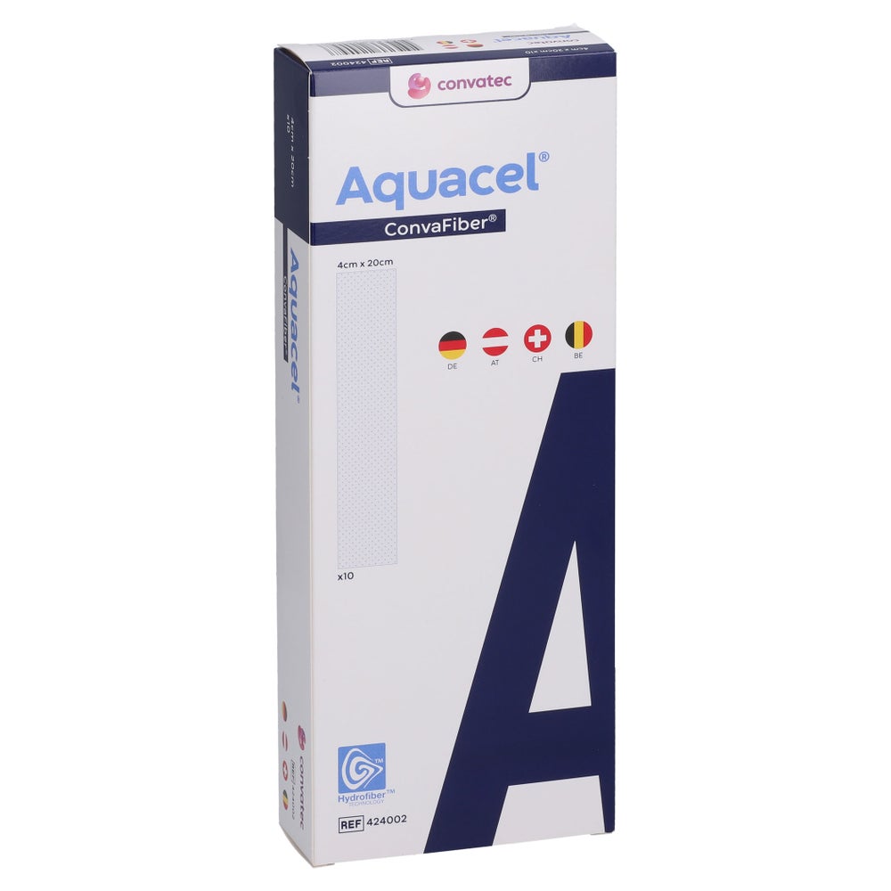 Aquacel Convafiber 4x20 Cm Verband 10 St