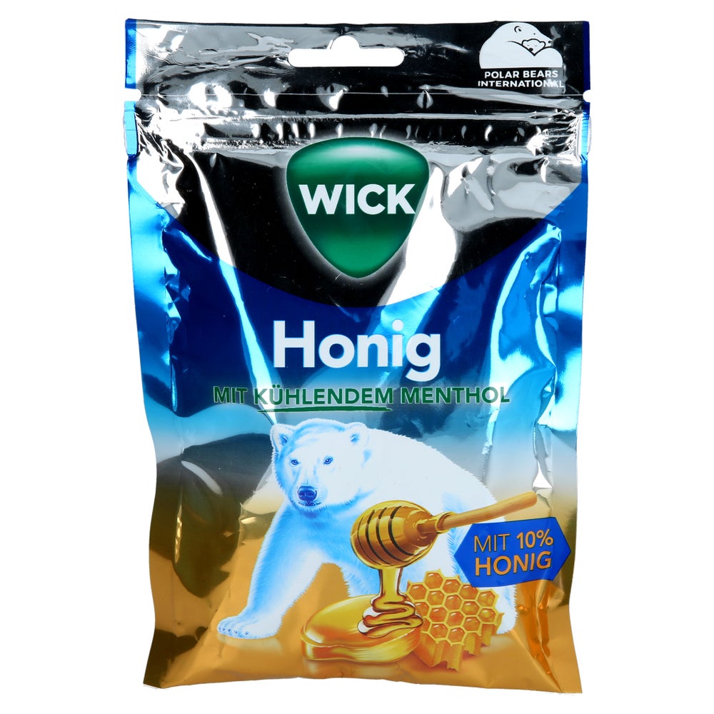 Wick Honig Hustenbonbon Mit Menthol 72 g