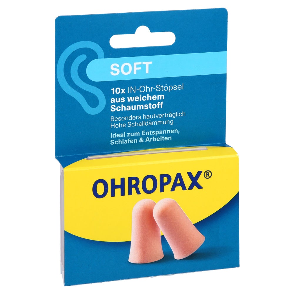 Ohropax Soft Schaumstoff In-ohr Stöpsel 10 St