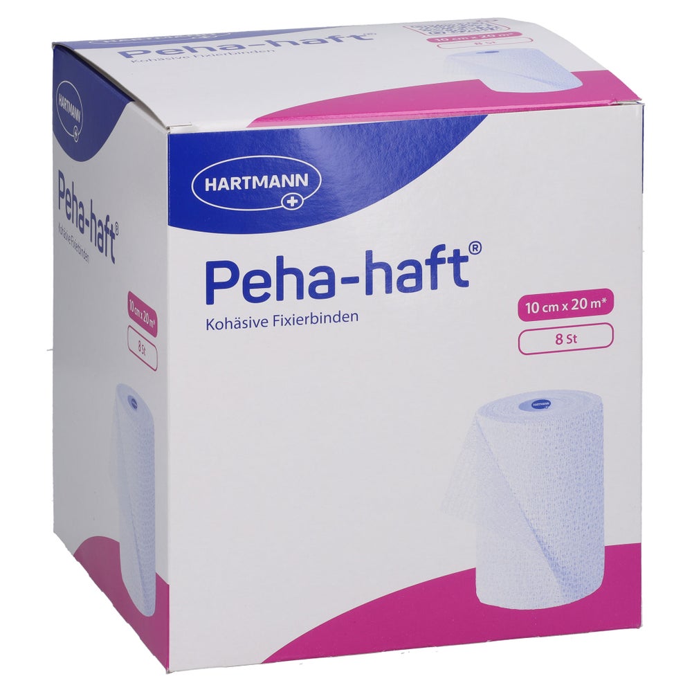 Peha-haft Fixierbinde Latexfrei 10 Cmx20 M 8 St