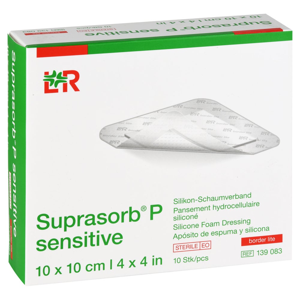 Suprasorb P Sensitive Pu-schaumv.bor.lite 10x10cm 10 St
