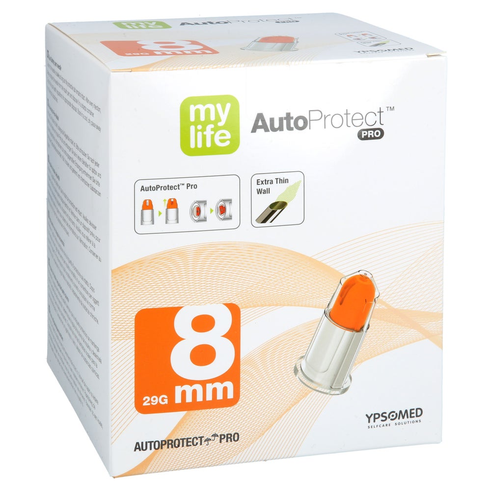 Mylife Autoprotect Pro Sich.-pen-nadeln 29 G 8 Mm 100 St