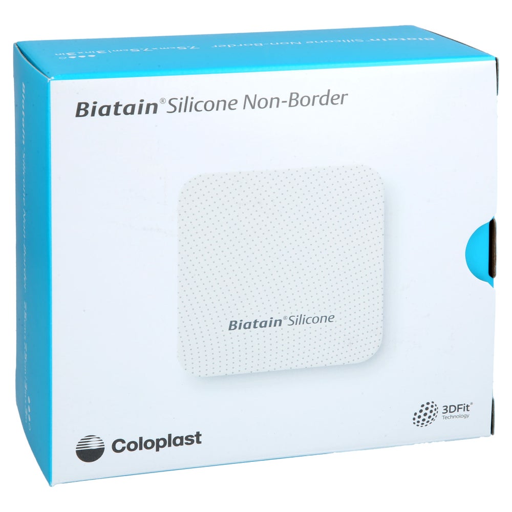 Biatain Silicone Non-border Schaumverb.7,5x7,5 Cm 10 St