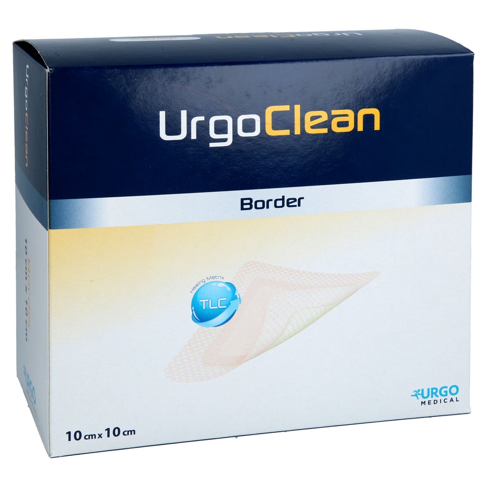 Urgoclean Border 10x10 Cm Wundauflage 20 St