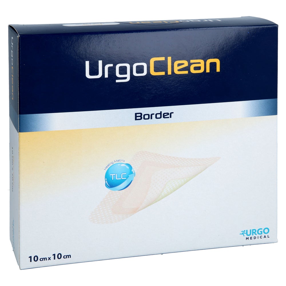Urgoclean Border 10x10 Cm Wundauflage 10 St