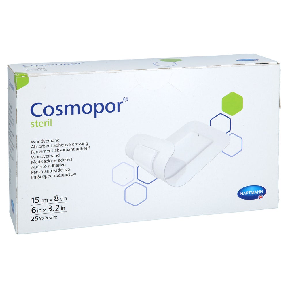 Cosmopor Steril Wundverband 8x15 Cm 25 St