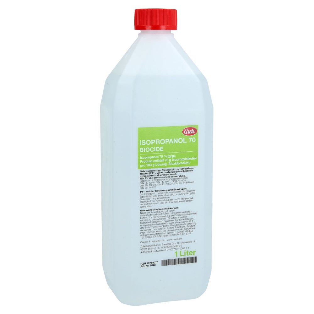 Isopropanol 70 Biocide Caelo Hv-packung Händedes. 1 l