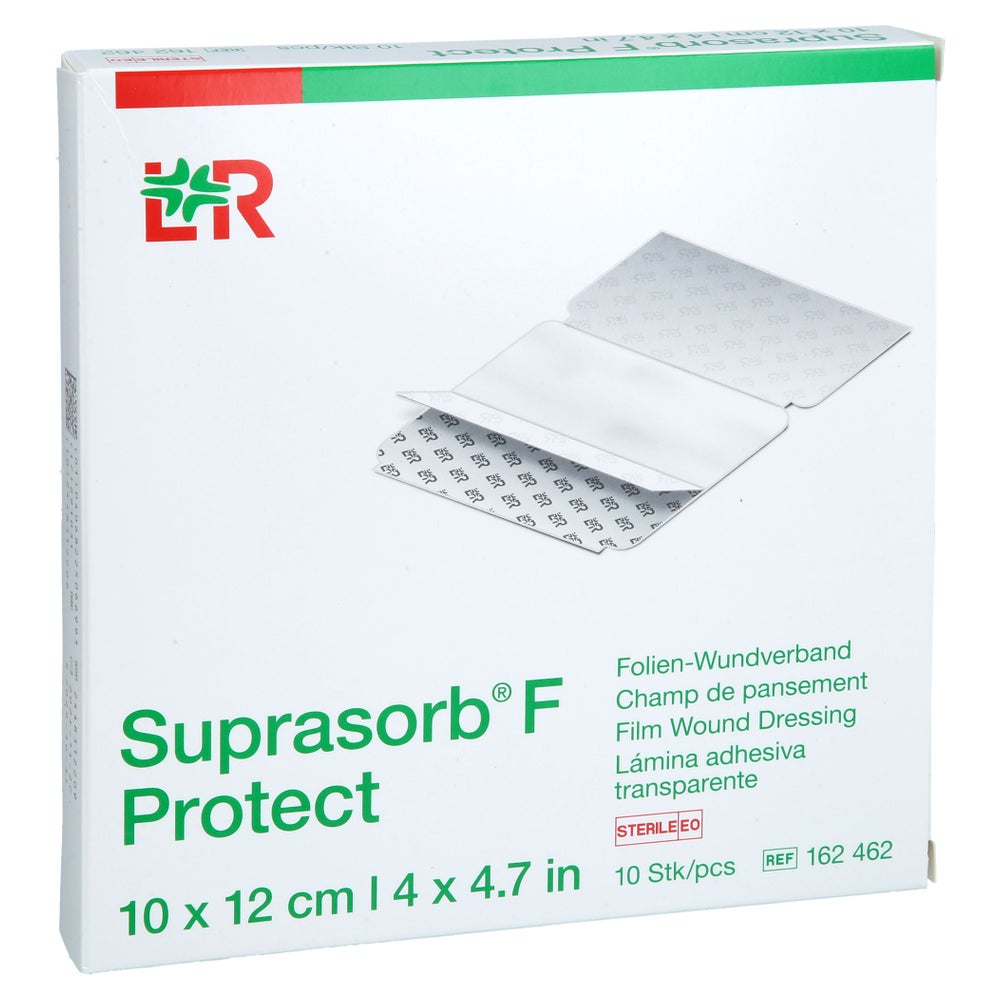 Suprasorb F Protect Folien-wundverb.10x12 Cm Ste. 10 St