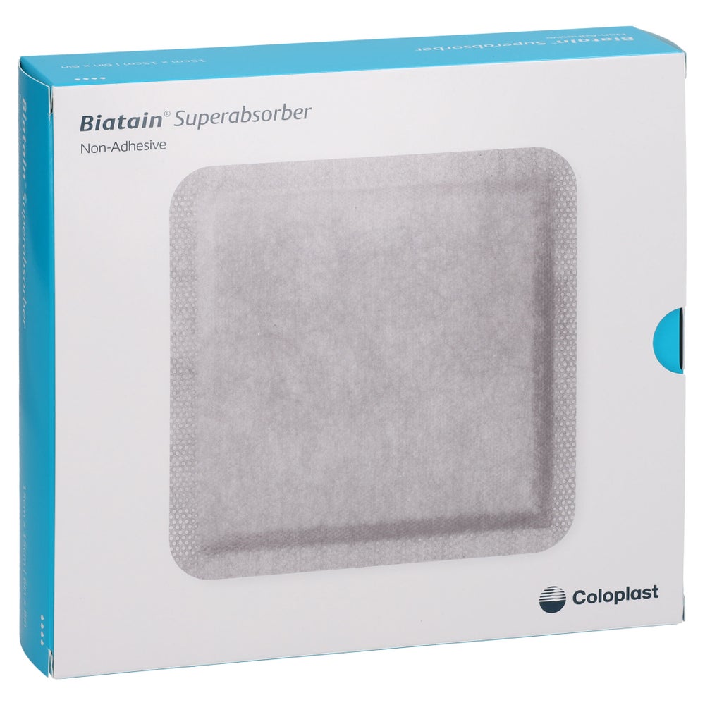 Biatain Superabsorber Nicht-haftend 15x15 Cm 10 St