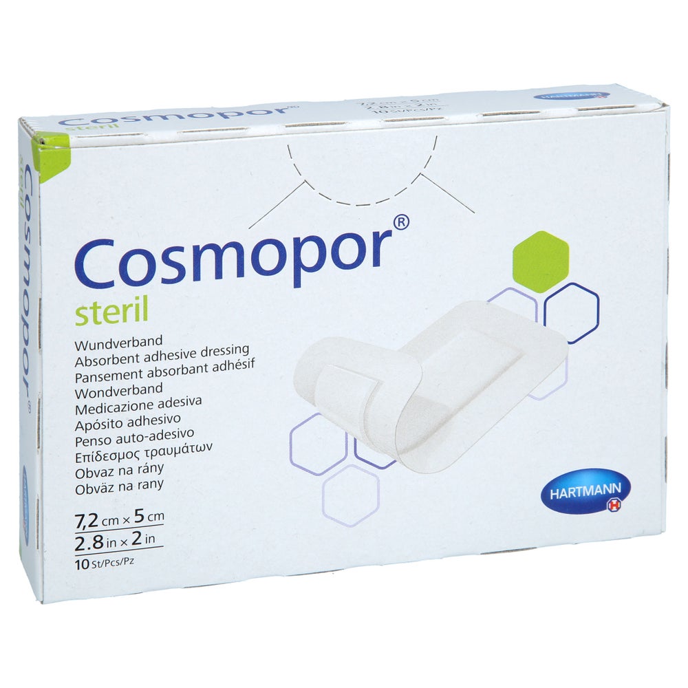 Cosmopor Steril Wundverband 5x7.2 Cm 10 St