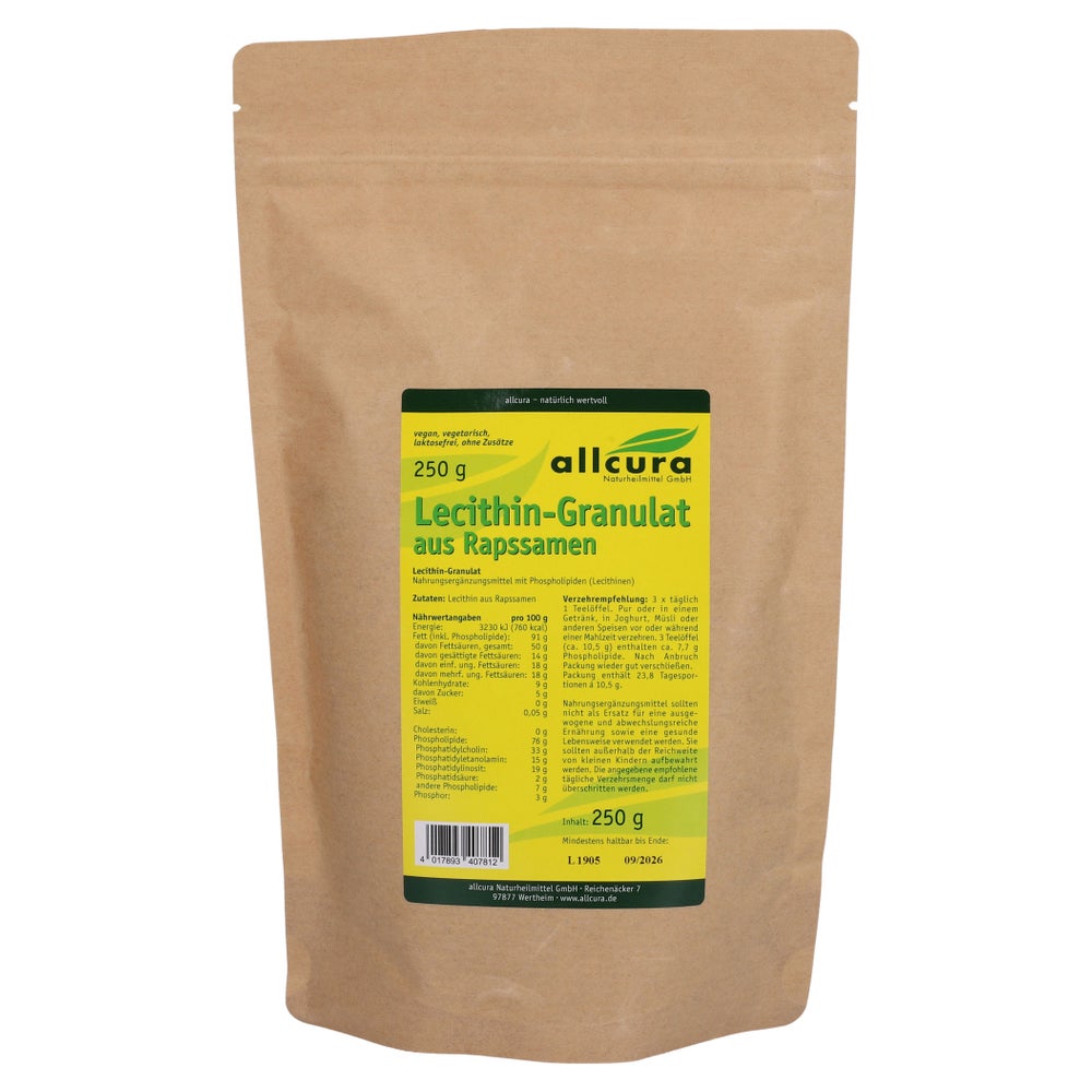 Lecithin Granulat Aus Rapssamen 250 g