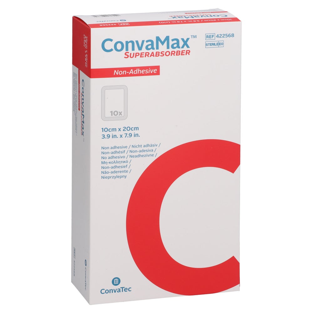 Convamax Superabsorber Nicht Adhäsiv 10x20 Cm 10 St