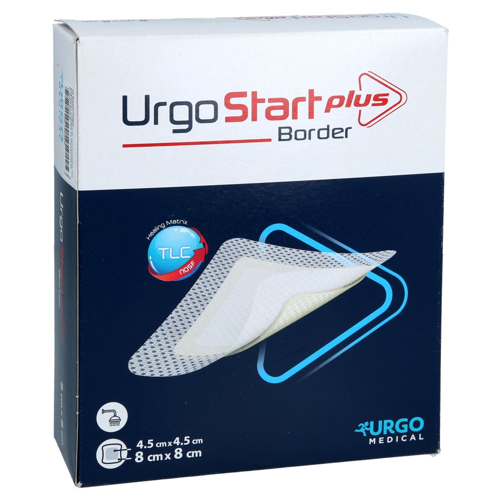Urgostart Plus Border 8x8 Cm Wundverband 10 St