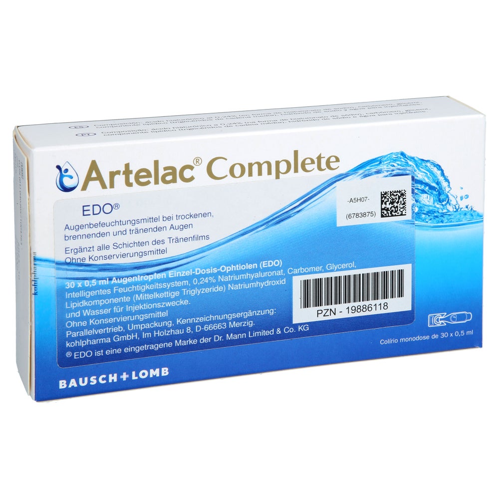 Artelac Complete Edo Augentropfen 30X0,5 ml