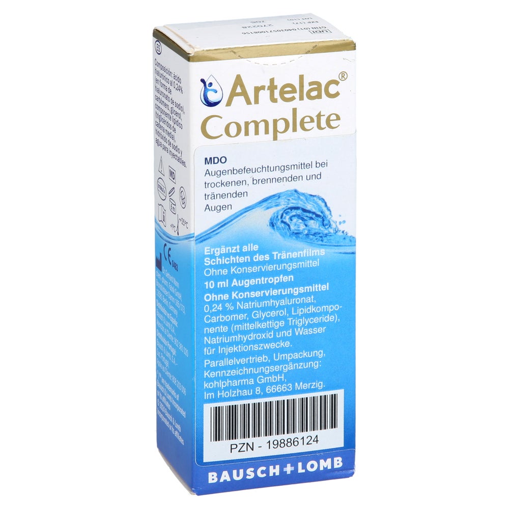 Artelac Complete Mdo Augentropfen 10 ml