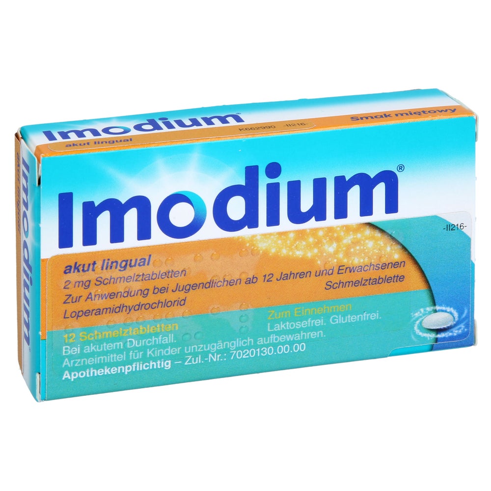 Imodium Akut Lingual Schmelztabletten 12 St