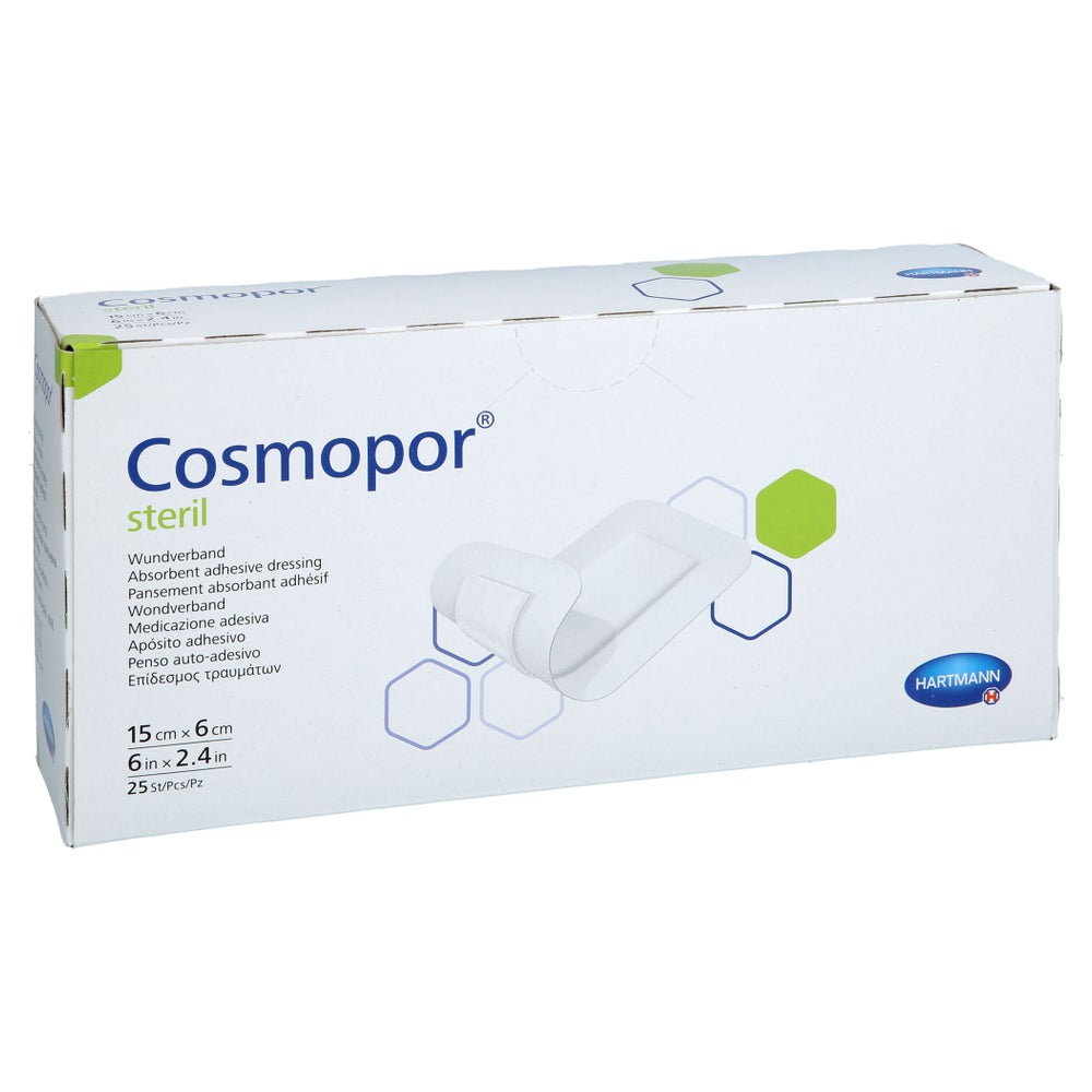 Cosmopor Steril Wundverband 6x15 Cm 25 St