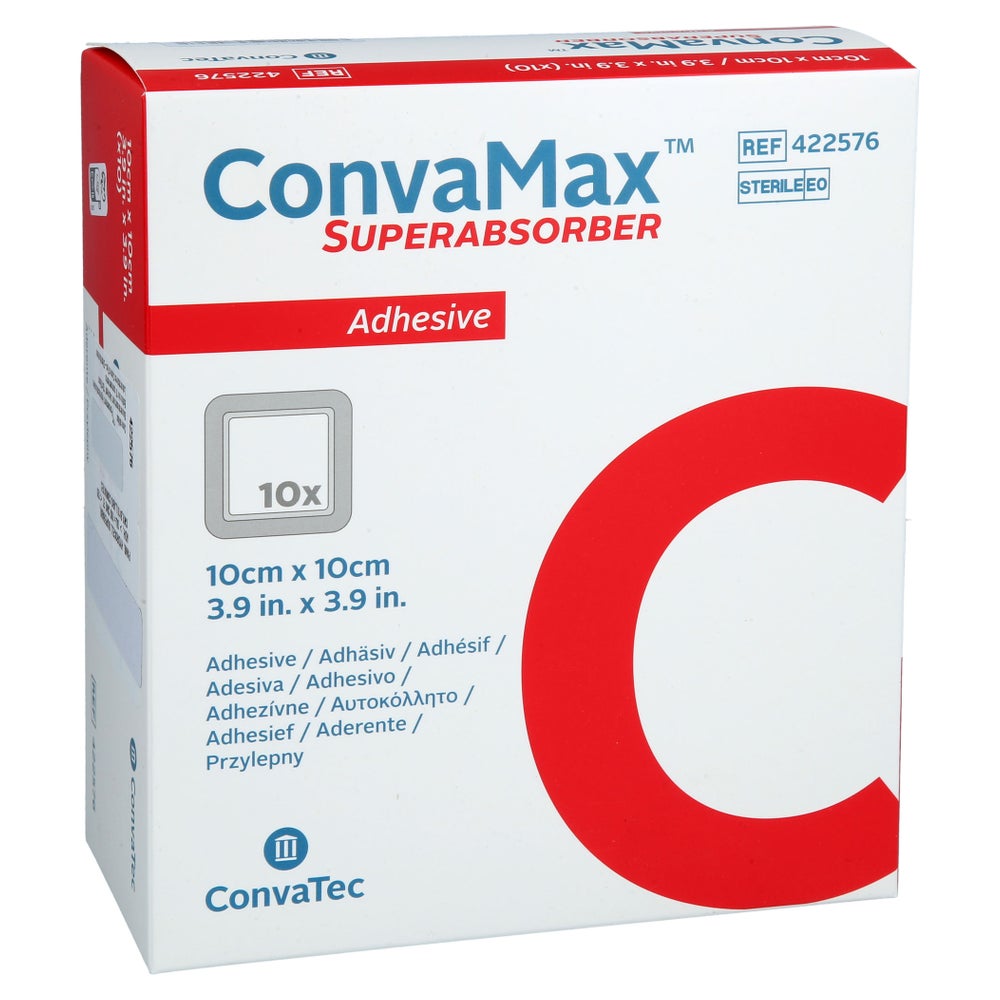 Convamax Superabsorber Adhäsiv 10x10 Cm 10 St