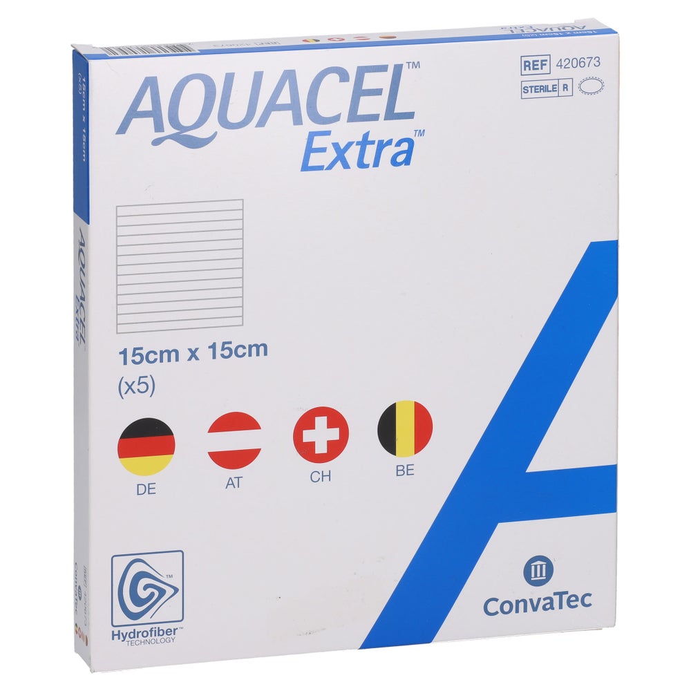 Aquacel Extra 15x15 Cm Verband 5 St