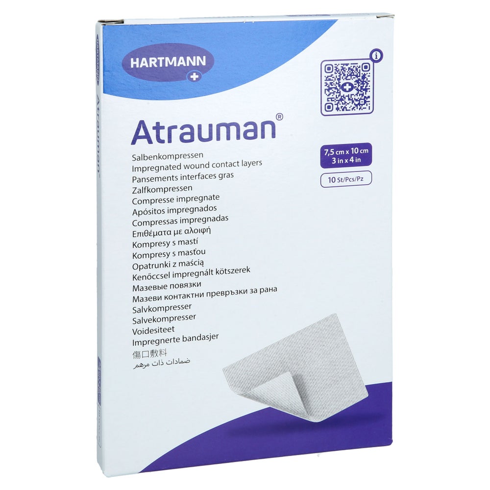 Atrauman 7,5x10 Cm Steril Kompressen 10 St