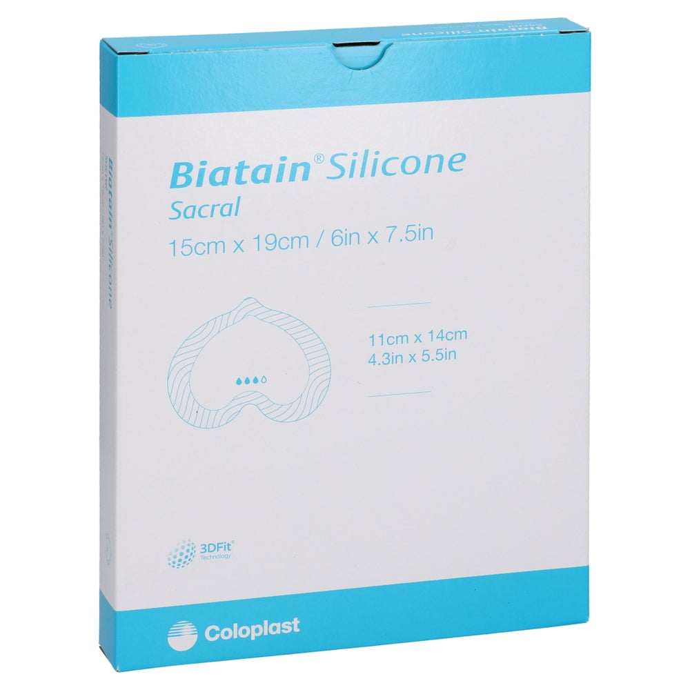Biatain Silicone Schaumverb.sakrum Klein 15x19 Cm 5 St