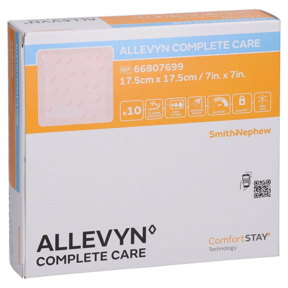 Allevyn Complete Care Xl 17,5x17,5 Cm 10 St
