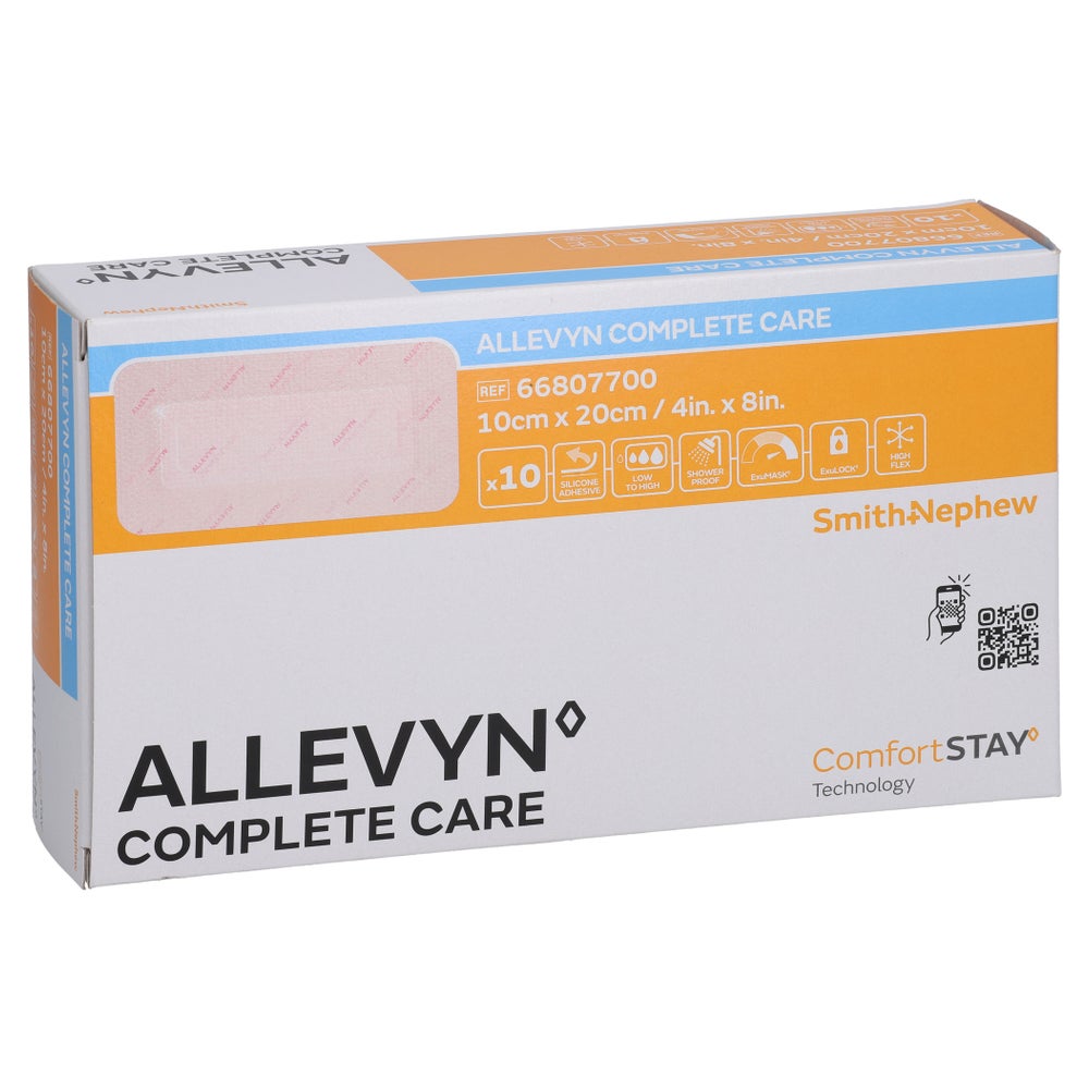 Allevyn Complete Care Rectangle Klein 10x20 Cm 10 St