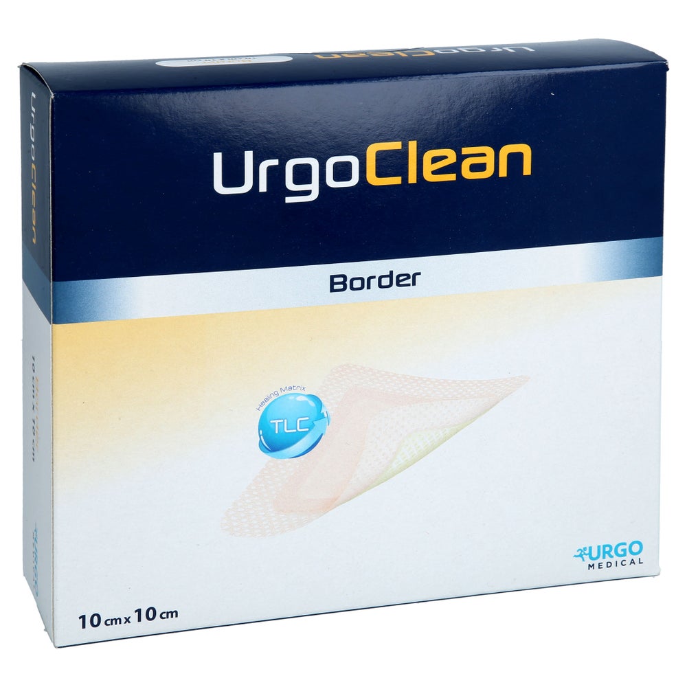 Urgoclean Border 10x10 Cm Wundauflage 10 St