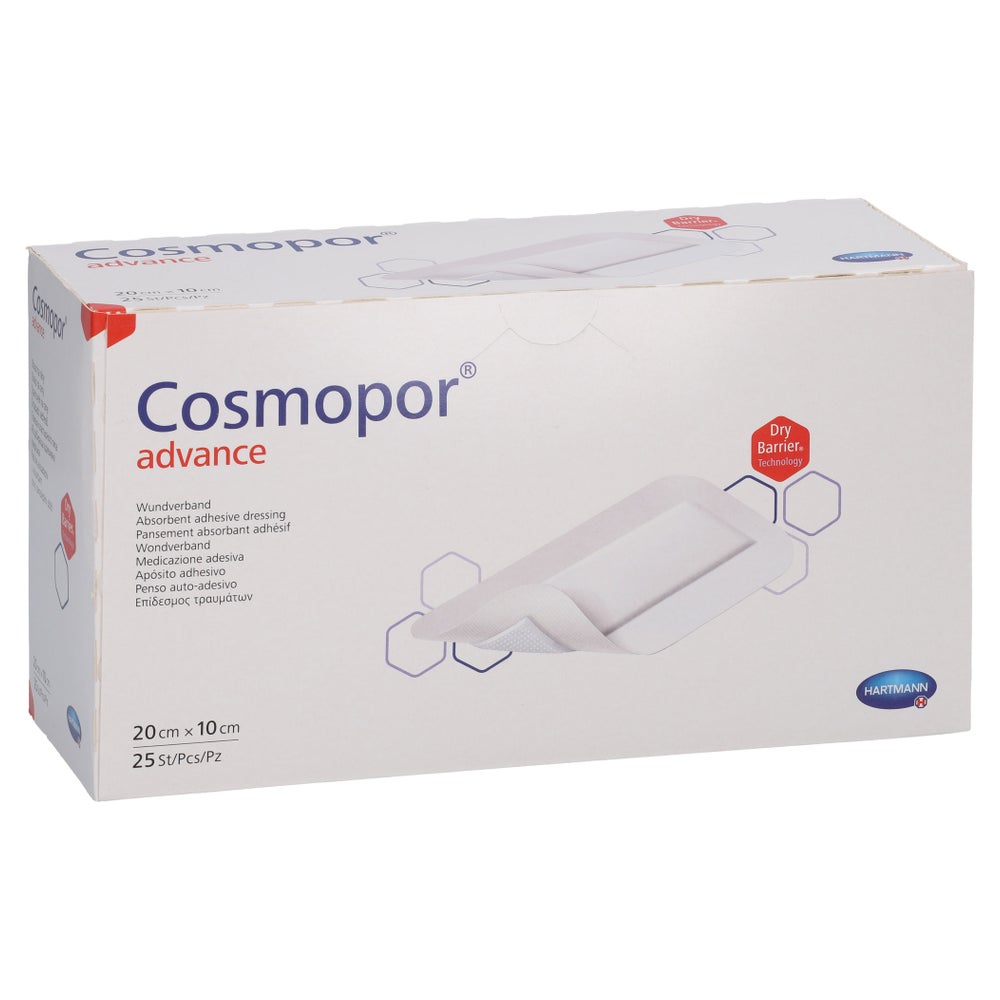 Cosmopor Advance Wundverband 10x20 Cm 25 St