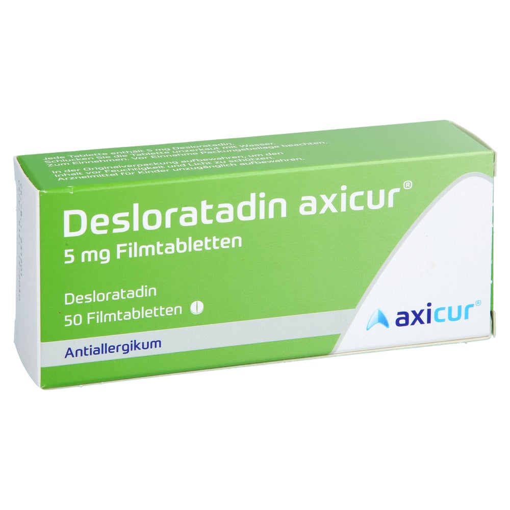 Desloratadin Axicur 5 Mg Filmtabletten 50 St