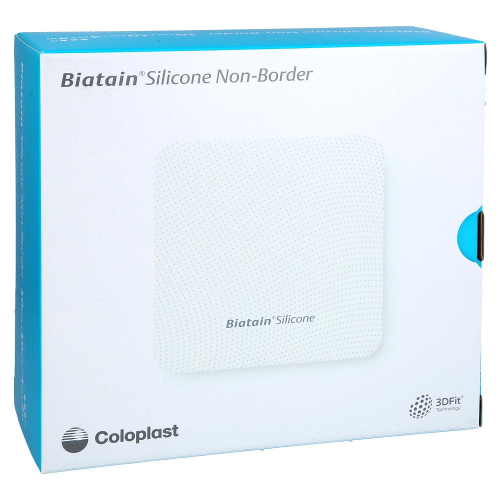 Biatain Silicone Non-border Schaumverb.10x10 Cm 10 St