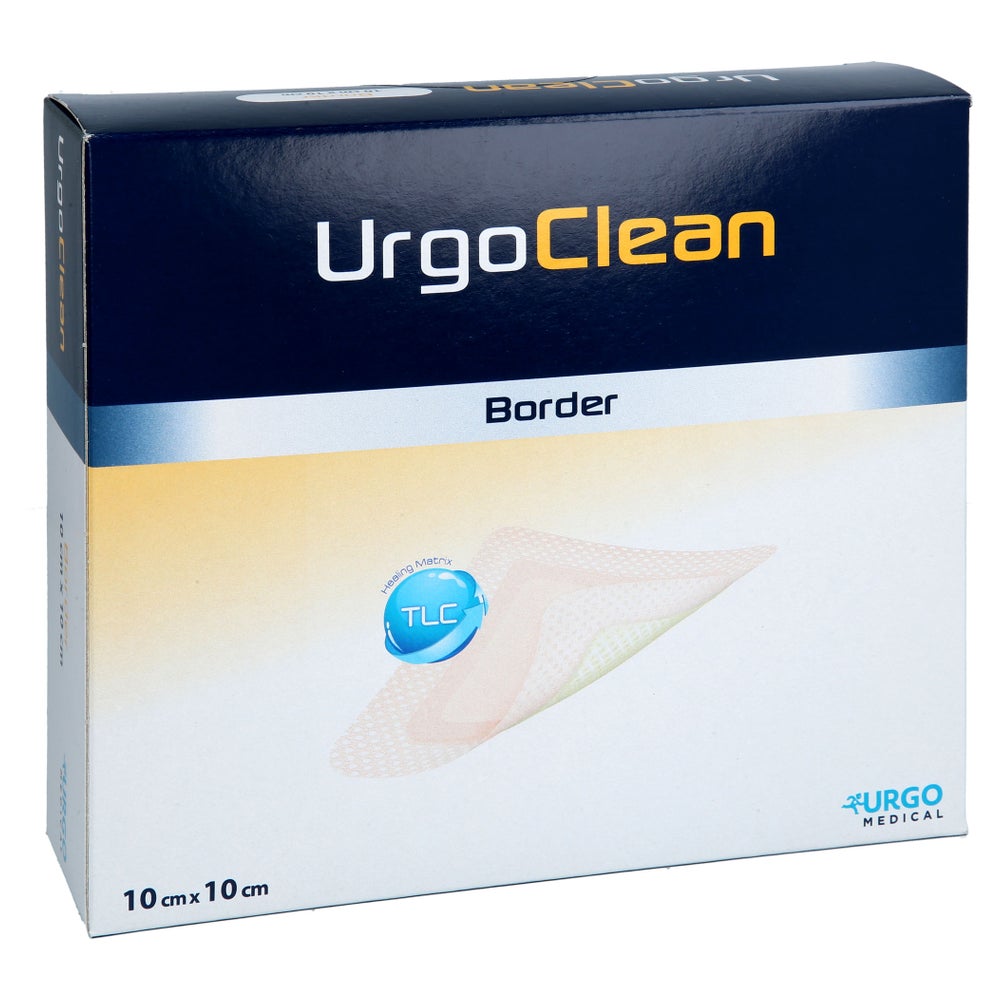 Urgoclean Border 10x10 Cm Wundauflage 10 St