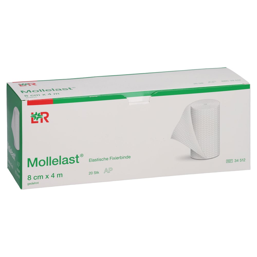 Mollelast Binden 8 Cmx4 M Weiß 20 St