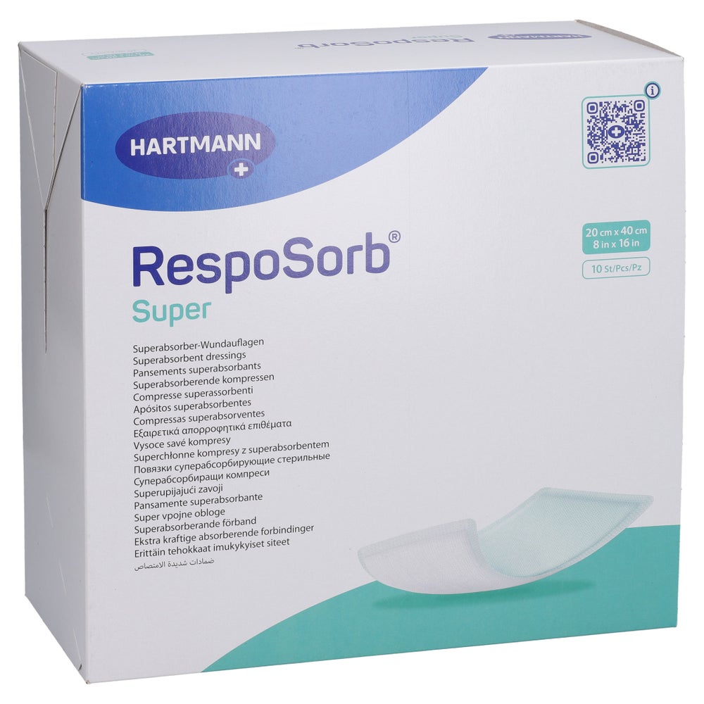 Resposorb Super Wundauflage 20x40 Cm Steril 10 St