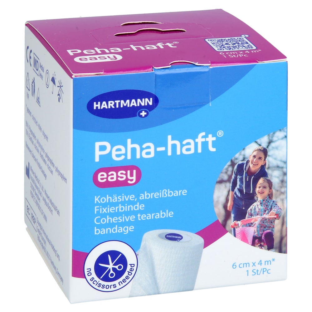 Peha-haft Easy Fixierbinde 6 Cmx4 M Weiß 1 St