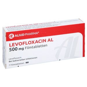 Levofloxacin AL 500 mg Filmtabletten 7 St mit E-Rezept kaufen | DocMorris
