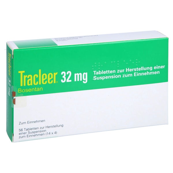 TRACLEER 32 mg Tabl.z.Herst.e.Susp.z.Einnehmen 56 St