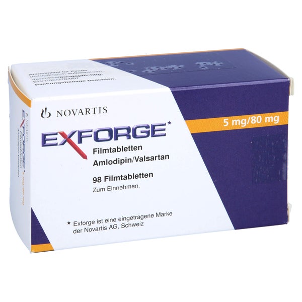 Exforge 5 Mg/80 mg Filmtabletten 98 St