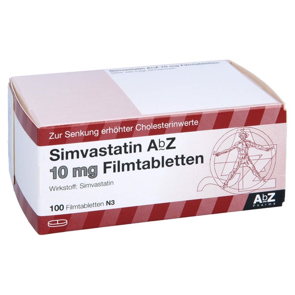 Simvastatin AbZ 10 mg Filmtabletten 100 St
