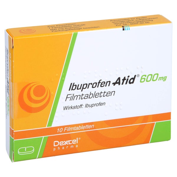 Ibuprofen Atid 600 mg Filmtabletten 10 St