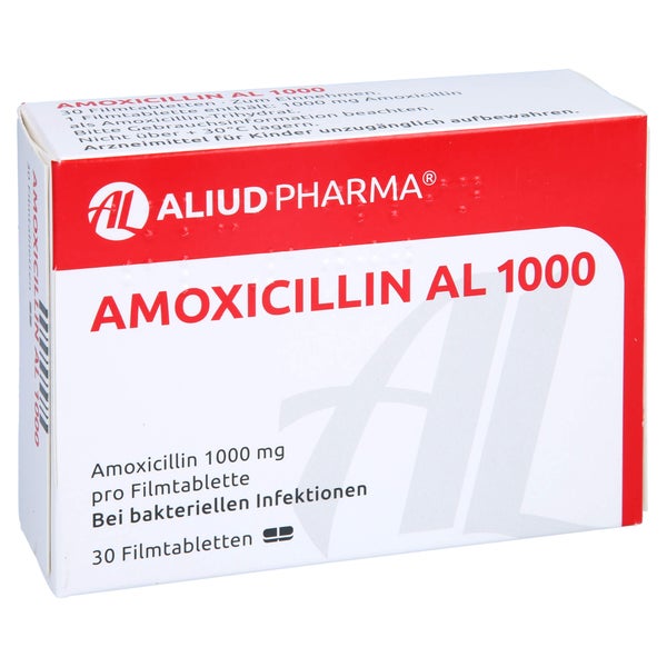 Amoxicillin AL 1000 Filmtabletten 30 St