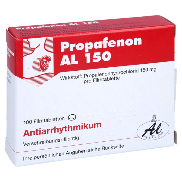 Propafenon AL 150 Filmtabletten 100 St