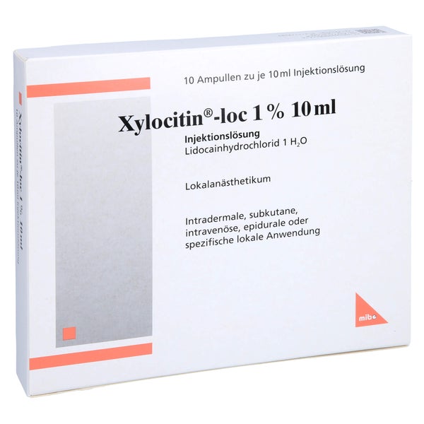 Xylocitin-loc 1% 10 ml Injektionslösung 10X10 ml