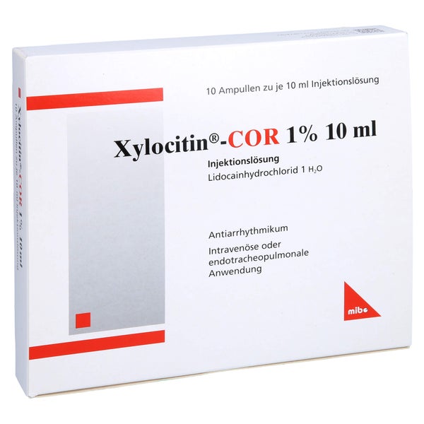 Xylocitin-cor 1% 10 ml Injektionslösung 10X10 ml