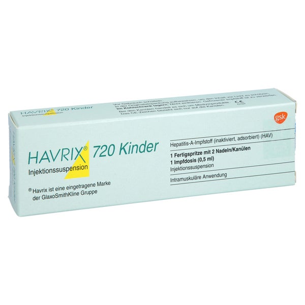 HAVRIX 720 Kinder Fertigspritze 0,5 ml 0,5 ml