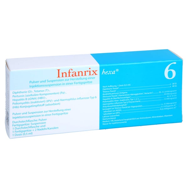 INFANRIX hexa Fertigspritze + Durchstechflasche 1 St
