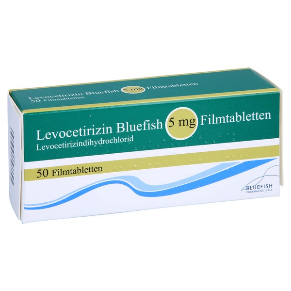 LEVOCETIRIZIN Bluefish 5 mg Filmtabletten 50 St