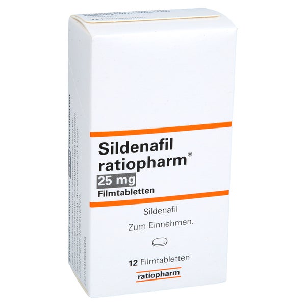 SILDENAFIL ratiopharm 25 mg Filmtabletten 12 St