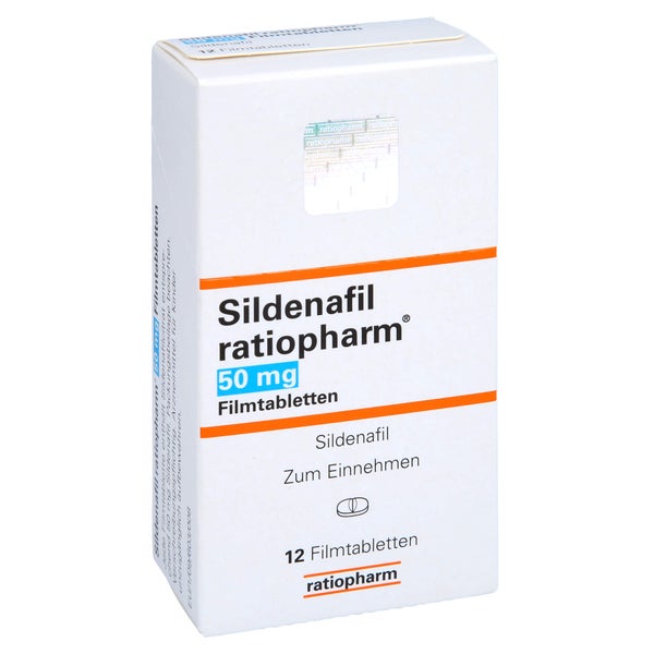 SILDENAFIL ratiopharm 50 mg Filmtabletten 12 St